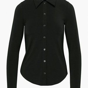 Wilfred Pose Long Sleeve Shirt - Black Large